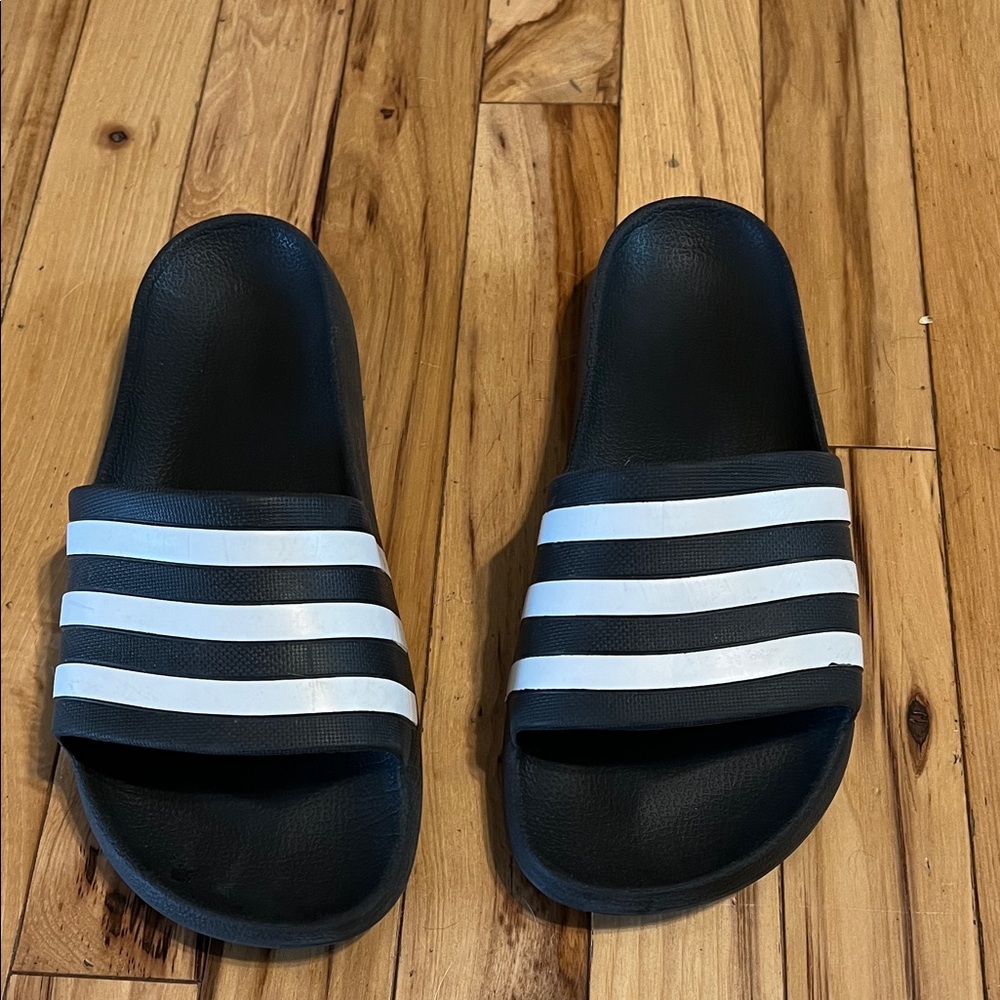 Adidas Black Slide Sandals